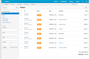 administration panel demo